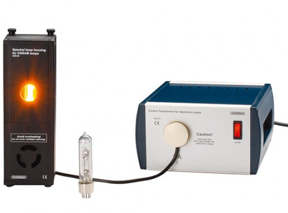 Exemple d’utilisation : carter de lampe spectrale ventilé avec lampe Osram 9 picots