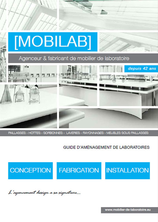 Catalogue de mobilier de laboratoire MOBILAB