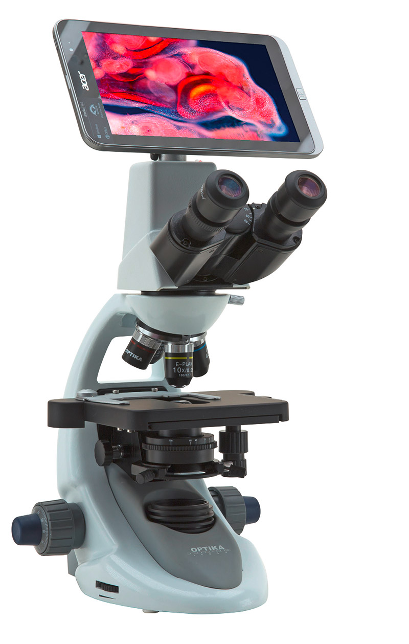 BIOLAB - Microscope Numérique avec Tablette 3 Mp et objectifs E-Plans