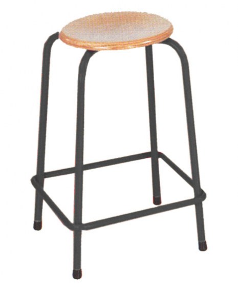 tabouret-laboratoire-gris